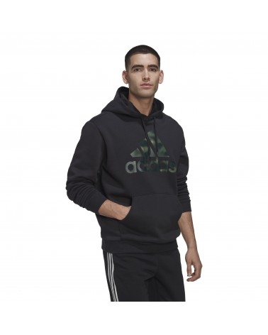 Sudadera con capucha Essentials Camo Print French Terry