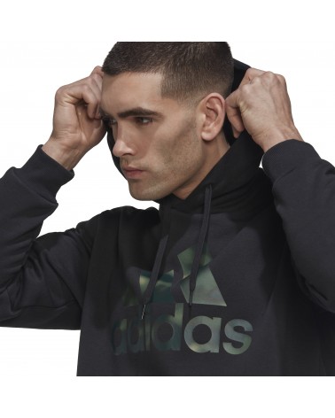 Sudadera con capucha Essentials Camo Print French Terry