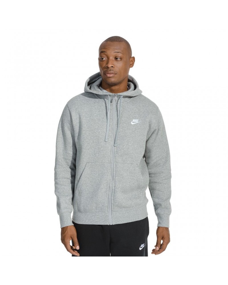 M NSW CLUB HOODIE FZ BB  AA GRIS