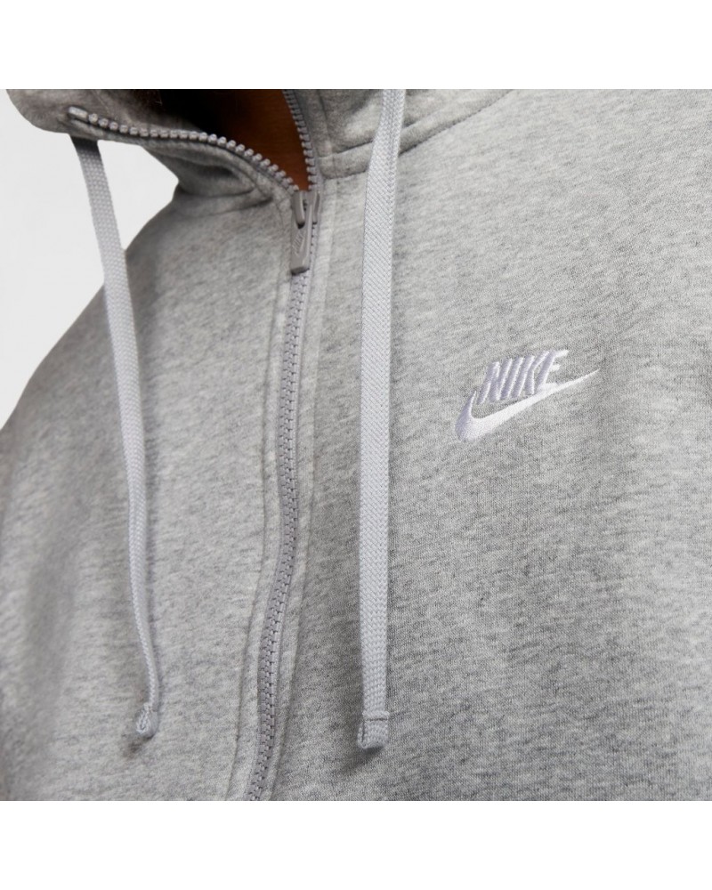 M NSW CLUB HOODIE FZ BB  AA GRIS