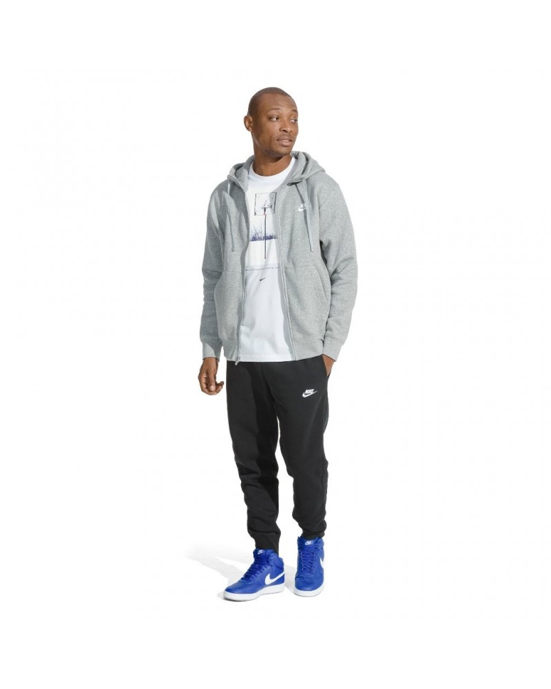 M NSW CLUB HOODIE FZ BB  AA GRIS